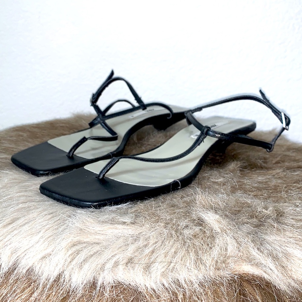 zara kitten square heeled toe 8